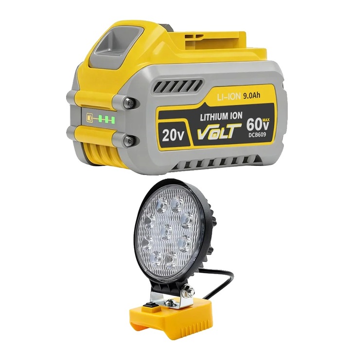 Set 3 Baterii 9000mAh, compatibile cu mai multe modele, design robust, instalare usoara