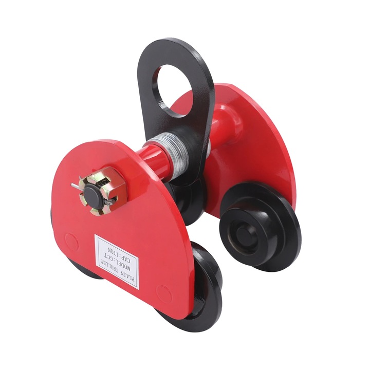 Troler manual pentru ridicat, 1 ton, rosu, 20x19x24.5cm