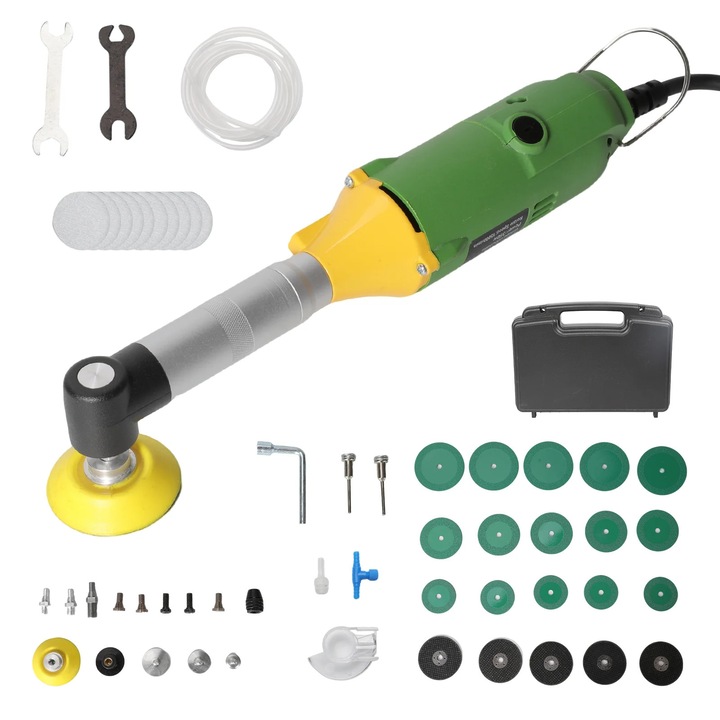 Polizor electric, 200W, 7 viteze, verde, 2.014kg