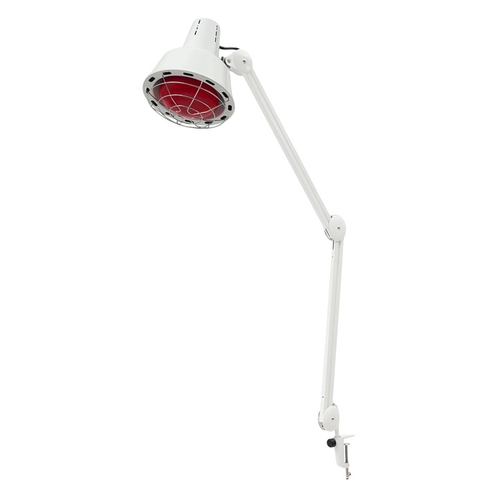 Lampa cu infrarosu, ajustabila 180 grade, 3 setari de temperatura, alb