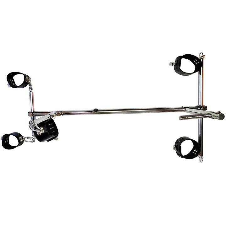 Комплект BDSM ограничители от неръждаема стомана, регулируем дизайн, с 1 дилдо