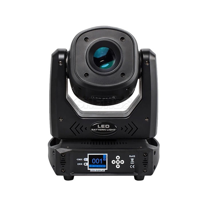 Spotlight mobil, 6-facet prism, control DMX512, 160W, 2000-82000 Lumen, 1pcs, EU Plug