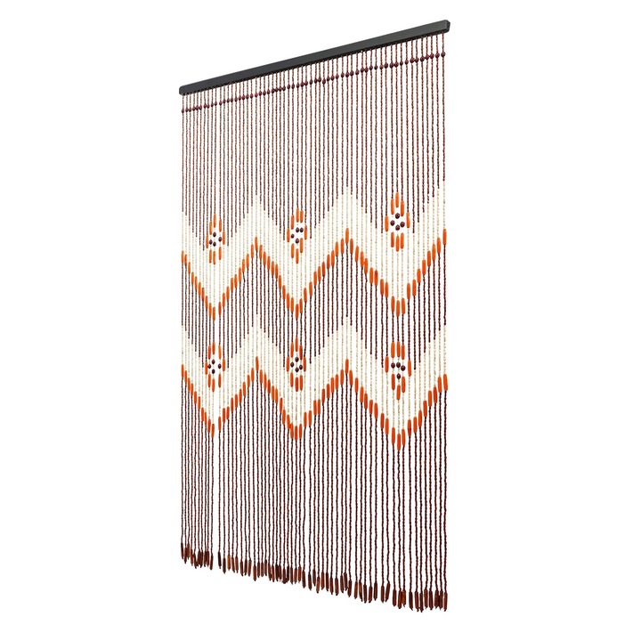 Függöny ajtóra, vintage stílusú, 0.9x1.3m