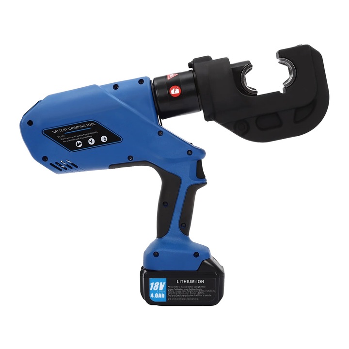 Cleste hidraulic, 120KN, incarcare rapida, albastru, 16-400mm