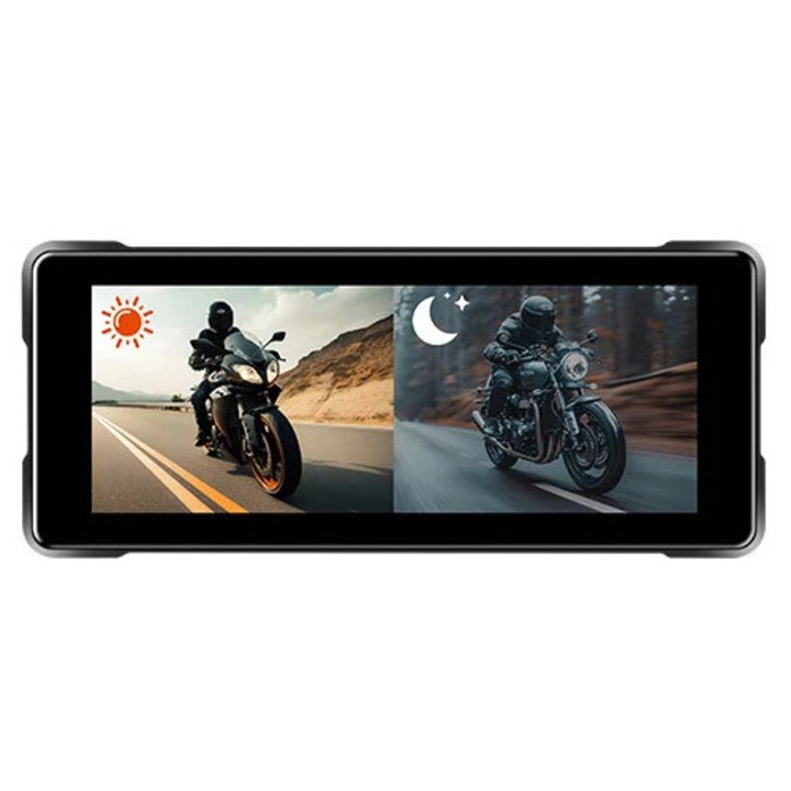 Camera auto DVR, 2K, rezolutie 1440P, impermeabil, 6.86 inch