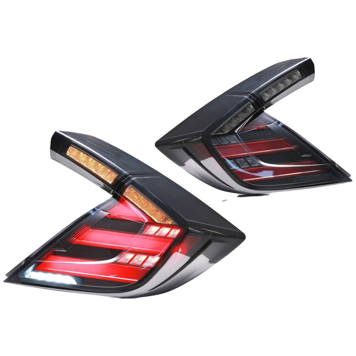 LED задни светлини, 35W, 12V, 3400LM, динамичен мигач, комплект за хечбек 2016-2021