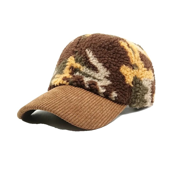 Sapca de baseball, ajustabila, protectie solara, maro, unisex