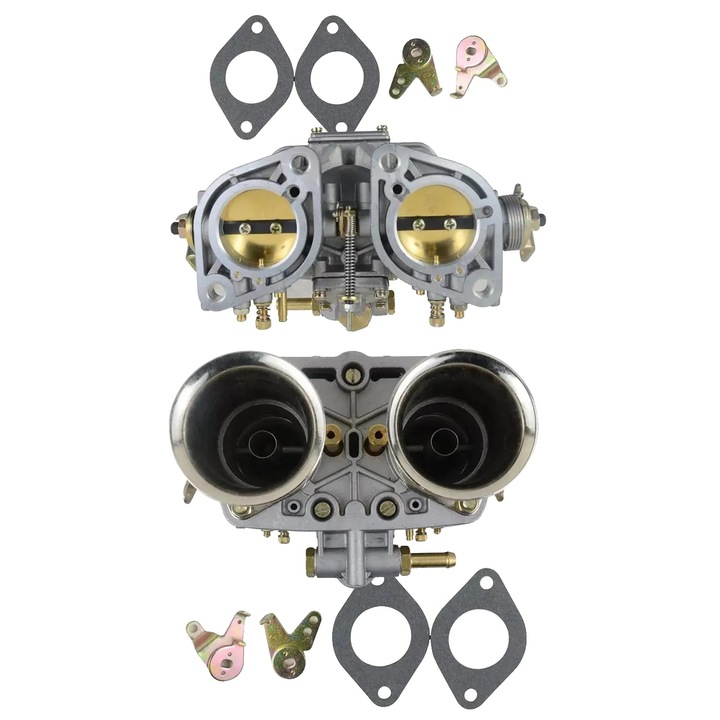 Carburator 40mm IDF, design cu doua tuburi, din aluminiu, pentru vehicule clasice