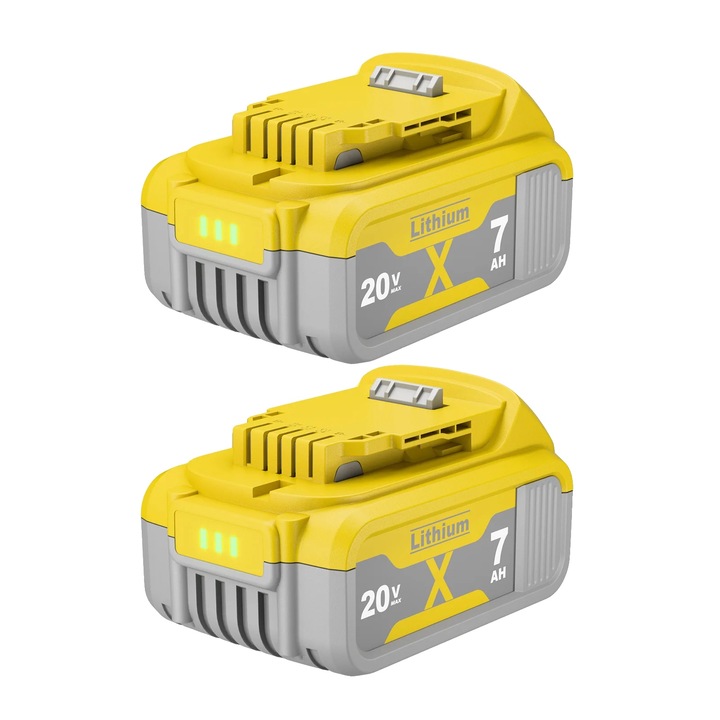 Baterie litiu 7000mAh, 20V, set 2 bucati