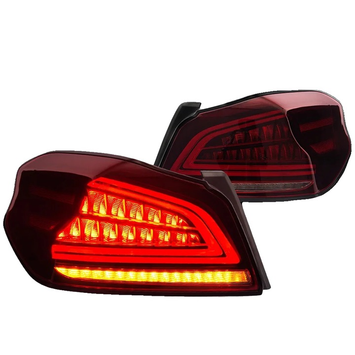 Set de stopuri LED, rosu, design impermeabil, instalare usoara, 2015-2021