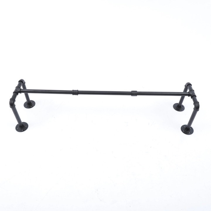 Cuier de perete, Suport haine, 24, 9 cm, stil modern, necesita asamblare, pentru hol, dormitor, balcon, living, negru