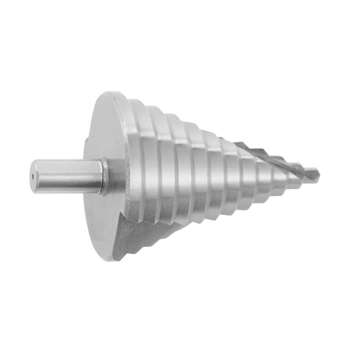 Set burghie, 12 dimensiuni, otel rapid, argintiu, 10.8cm x 11.5x25.5mm