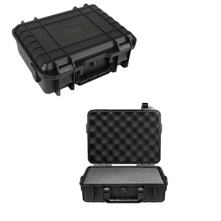 Szerszámosláda, hordozható kivitel, 250x200x76mm, ütésálló