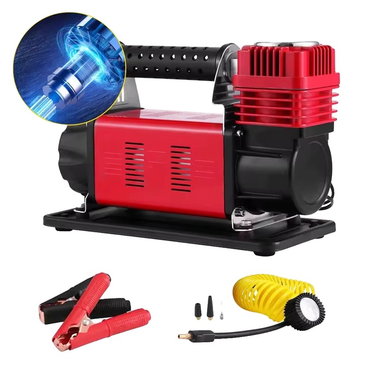 Compresor de aer, 160L/min, 150 PSI, metal, 8m furtun