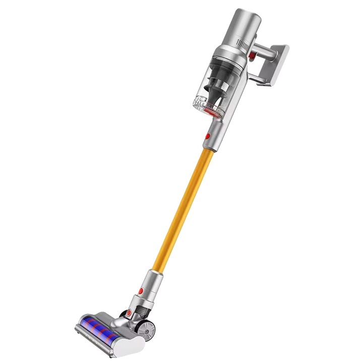 Aspirator fara fir, i10, putere de aspiratie 27000 Pa, tehnologie de detectare a prafului, gri, 670x265x135mm