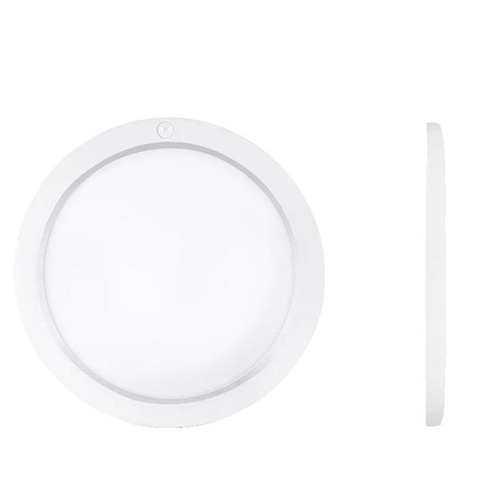 LED fali lámpa, 12W, mozgásérzékelő, állítható színhőmérséklet, felületre szerelhető