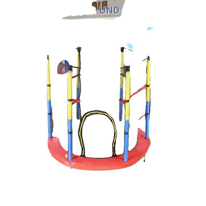 Trambulin, 164x140cm, Acélváz, Kosárlabda Palánkkal, Beltéri és Kültéri Használatra