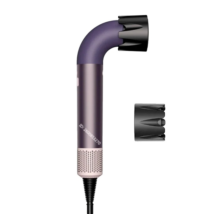 Сешоар, 1 накрайник, 1200-1599W, технология за намаляване на начупването, многоцветен, 2.7M