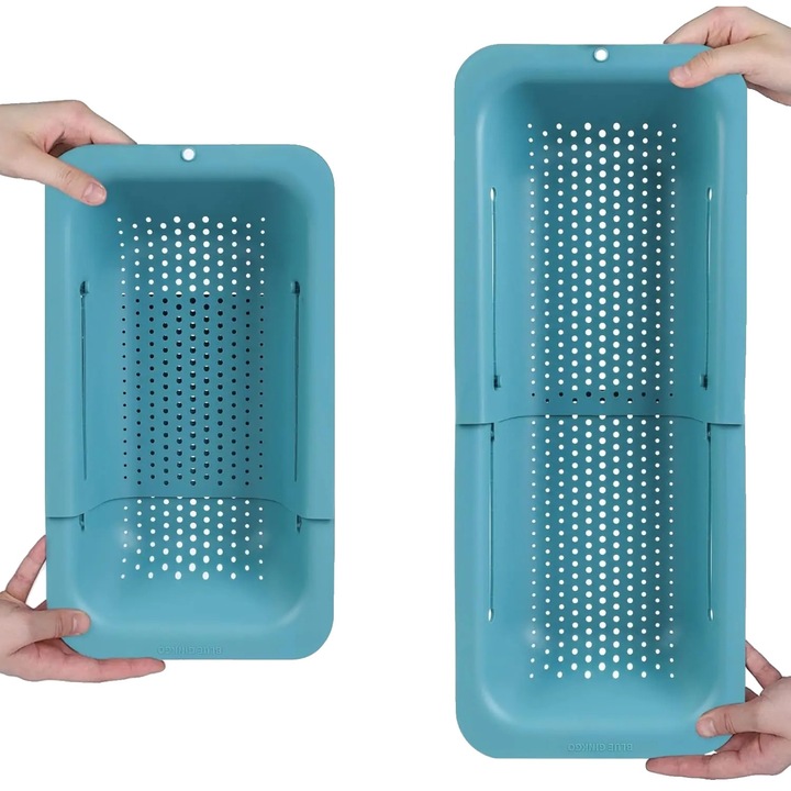 Strecuratoare pentru chiuveta, design ajustabil, multifunctional, verde