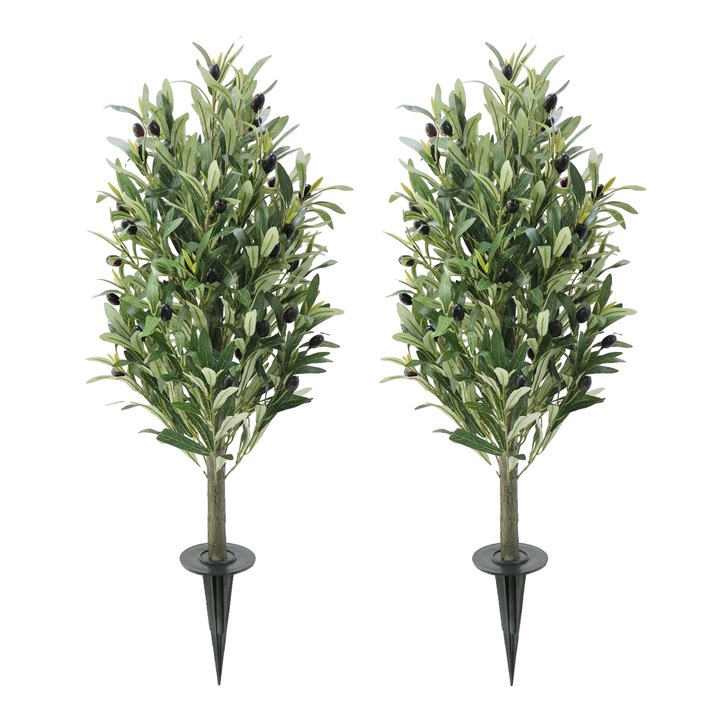 Minge artificiala maslin, design realist, rezistent la UV, verde, 1.5m