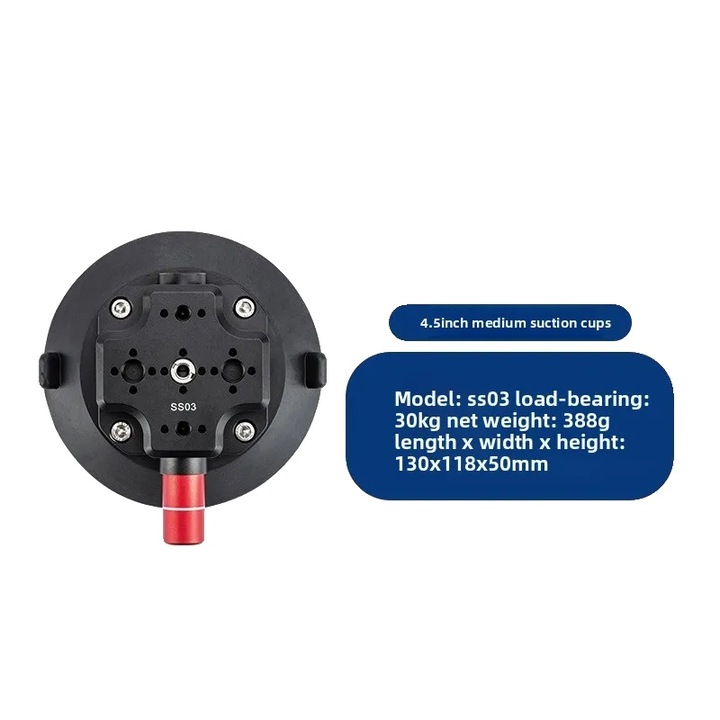 Képstabilizátor, tapadókorongos rögzítés, ARRI kompatibilitás, 1/4" és 3/8", B