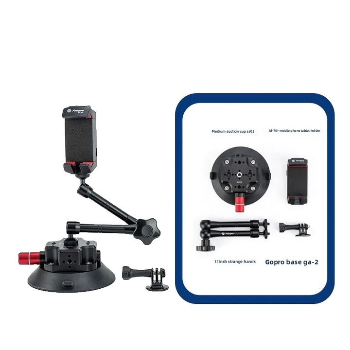 Поддръжка за камера, стабилизатор, вендуза за закрепване, съвместимост с ARRI