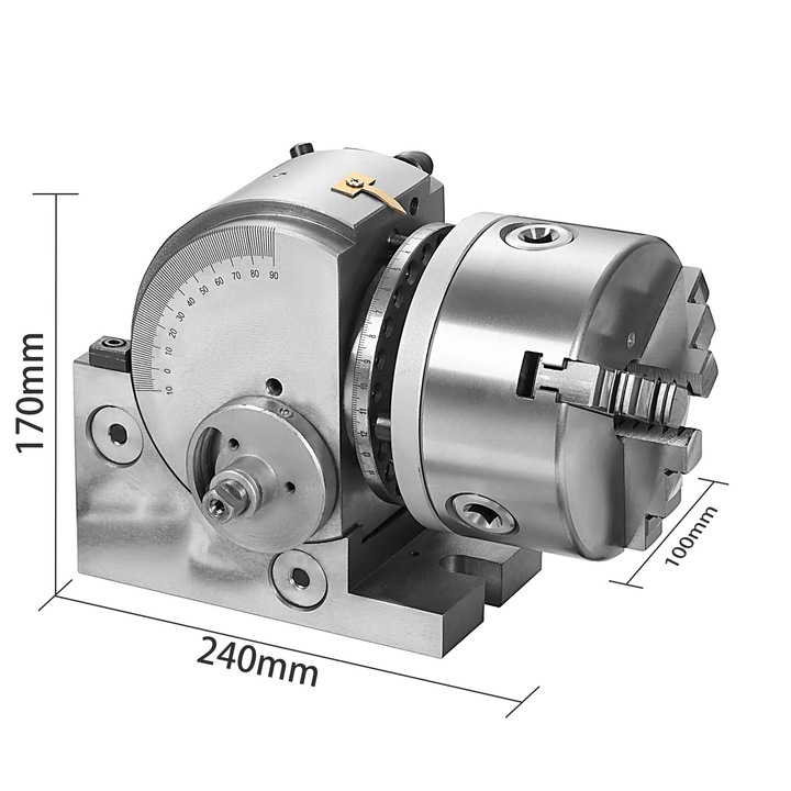 Cap divizor freza, 4 inch, constructie robusta, reglabil