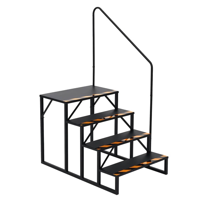 Munkaállvány, hordozható és összecsukható, robusztus kialakítás, lakóautóhoz és pezsgőfürdőhöz, kompakt méret