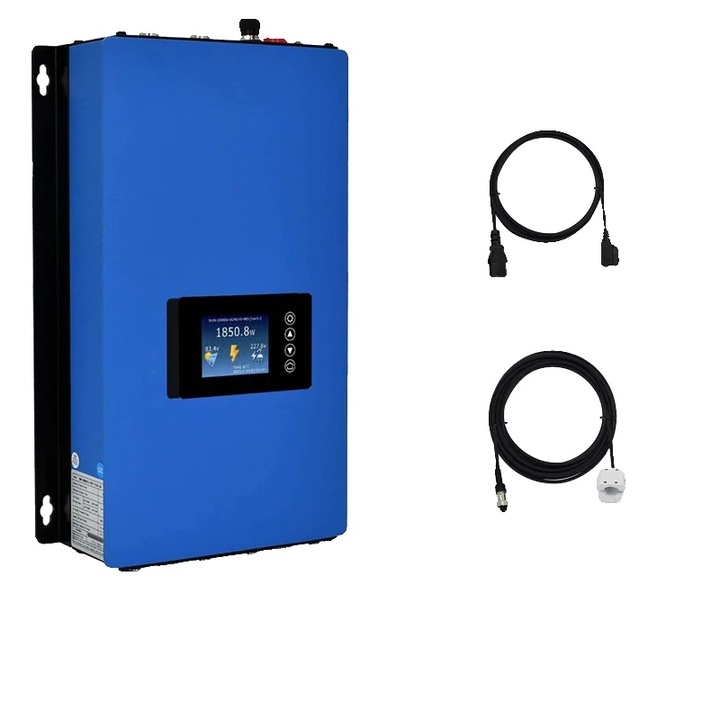 1000W hálózati inverter, WiFi vezérlés, teljesítménykorlátozó, 190-260V, kompakt méretek