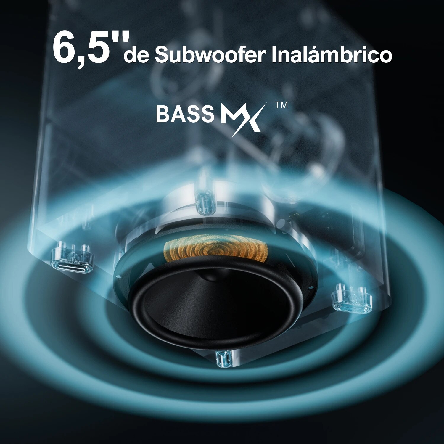 Soundbar, 7.1 canale, conectivitate Bluetooth, Poseidon D70, 410W, 45Hz-18kHz