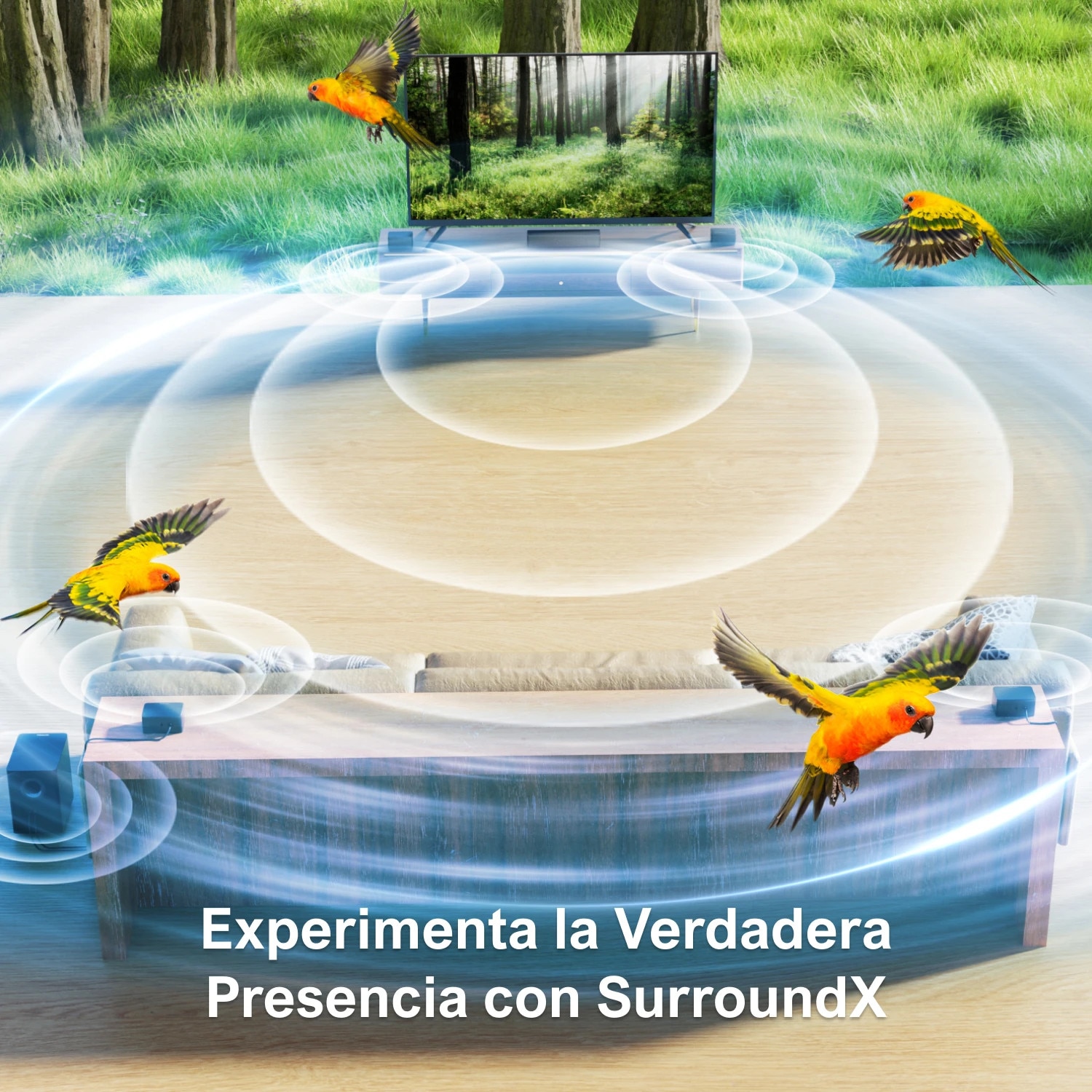 Soundbar, 7.1 canale, conectivitate Bluetooth, Poseidon D70, 410W, 45Hz-18kHz