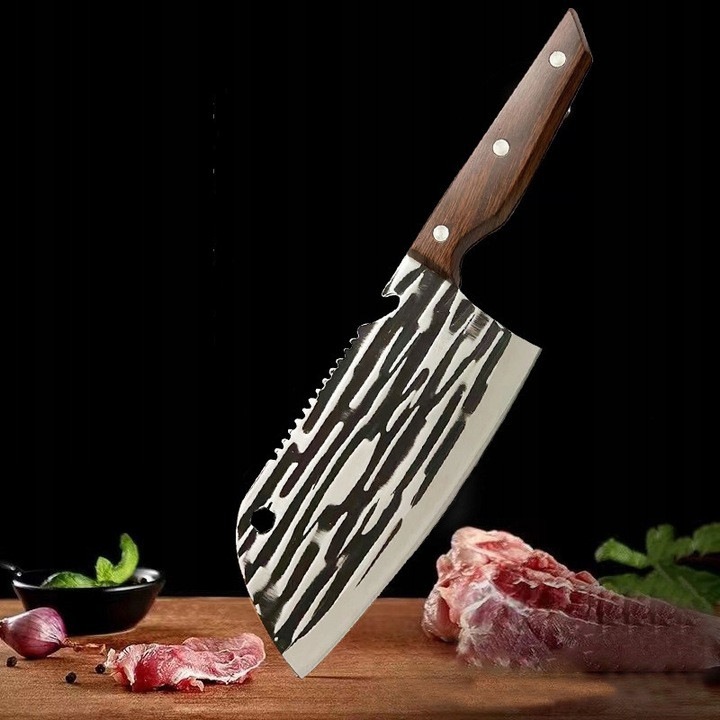 Cutit de bucatarie, satar, ascutit, cutit universal de bucatar pentru carne, peste, legume