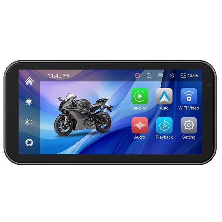 GPS pentru motocicleta, design impermeabil, conectivitate wireless