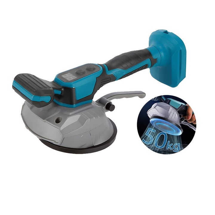 Masina de montat gresie, 5.1 inch diametru ventuza, 8 niveluri de vibratie, capacitate de incarcare 50 kg