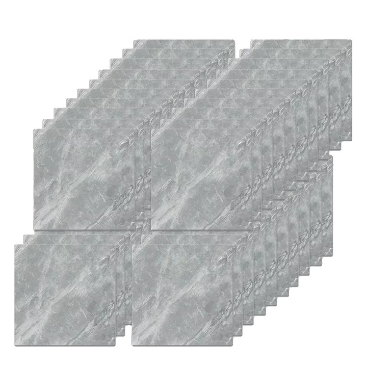 Set Stickere Decorative Autoadezive, Design Modern, Gri, 40PCS