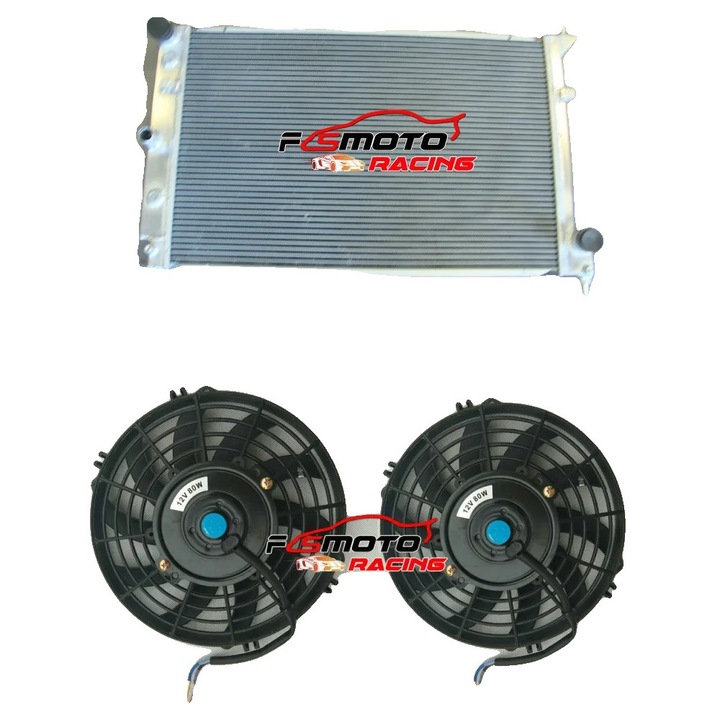 Radiator din aluminiu, dimensiuni 30.3x17.7x2.6 inch, capacitate de racire crescuta, finisaj lucios