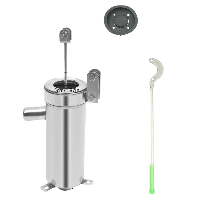 Pompa de apa manuala, inox, maner ergonomic, 8m adancime, portabila