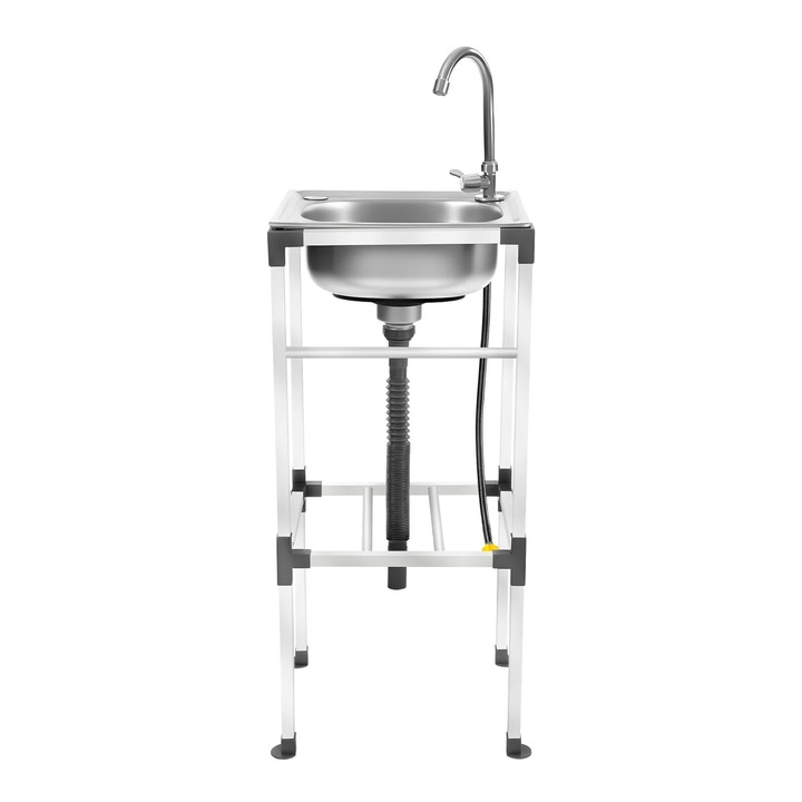 Chiuveta bucatarie, inox, design modern, 42x37x83cm