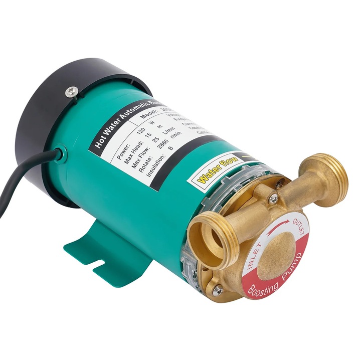 Pompa de recirculare apă caldă, 120 W, 15m, albastră