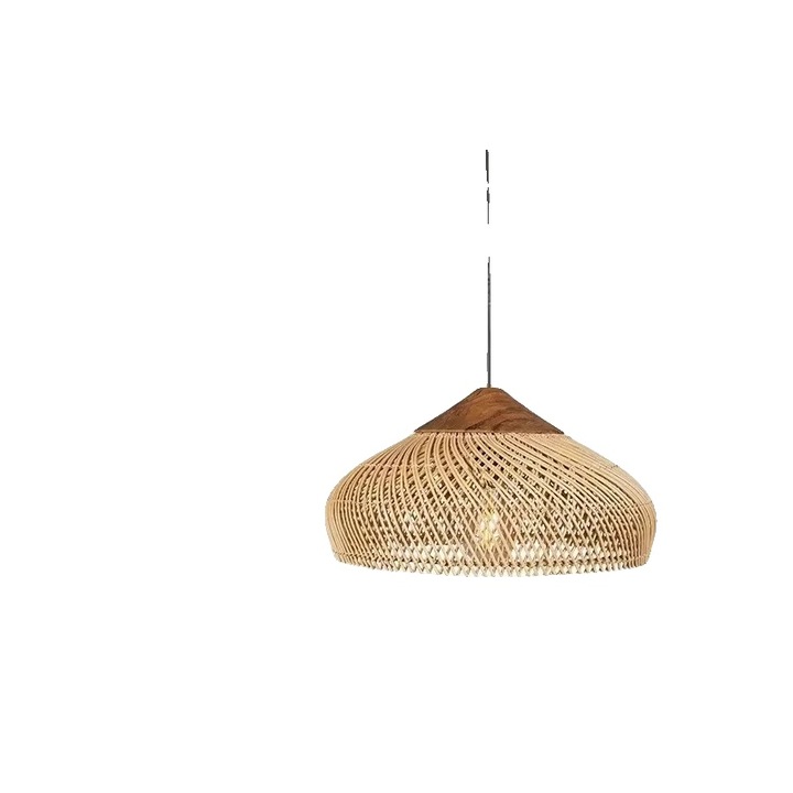 Лампа, ратан, елегантен дизайн, 6045, без крушка (E27)