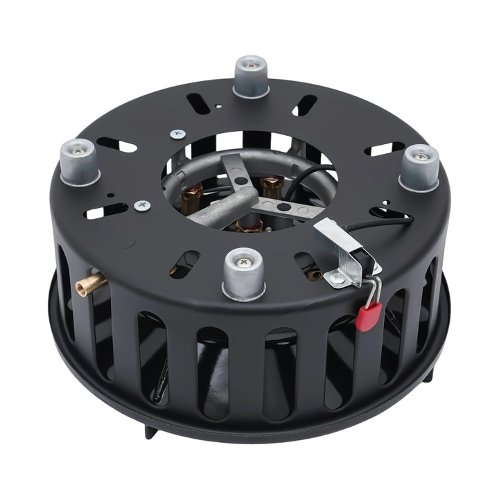 Kemping főzőlap, egyégős, sokoldalú főzési lehetőségek, fekete, 21.5x23cm