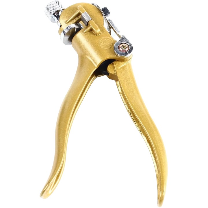 Clesti de lemn, prindere ajustabila, aliaj de zinc durabil, aurie, 180mm x 40-70mm