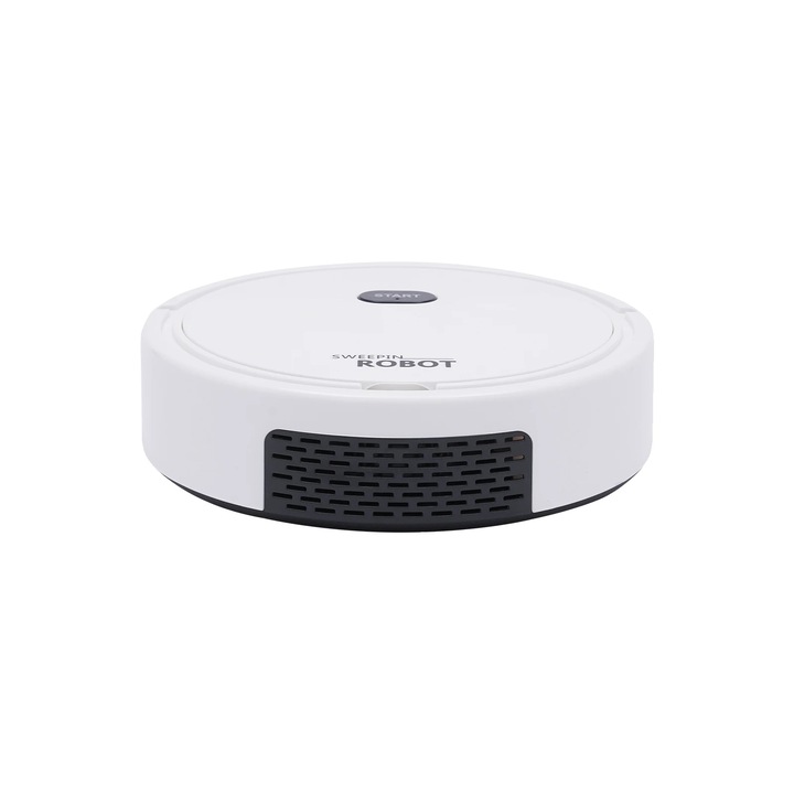 Робот прахосмукачка, почистване на много повърхности, лесна работа, бял, комплект