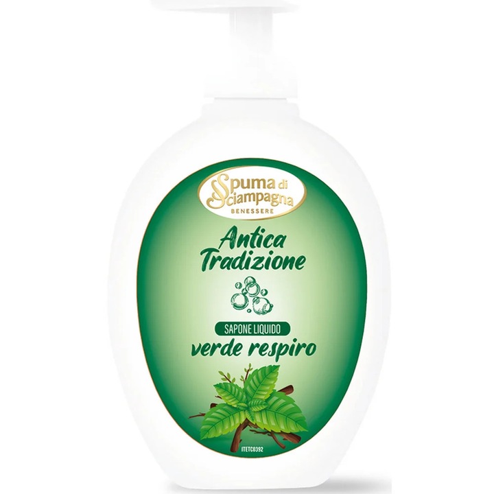 Течен сапун Spuma Di Sciampagna Green Soap Respiro, 250ml, унисекс