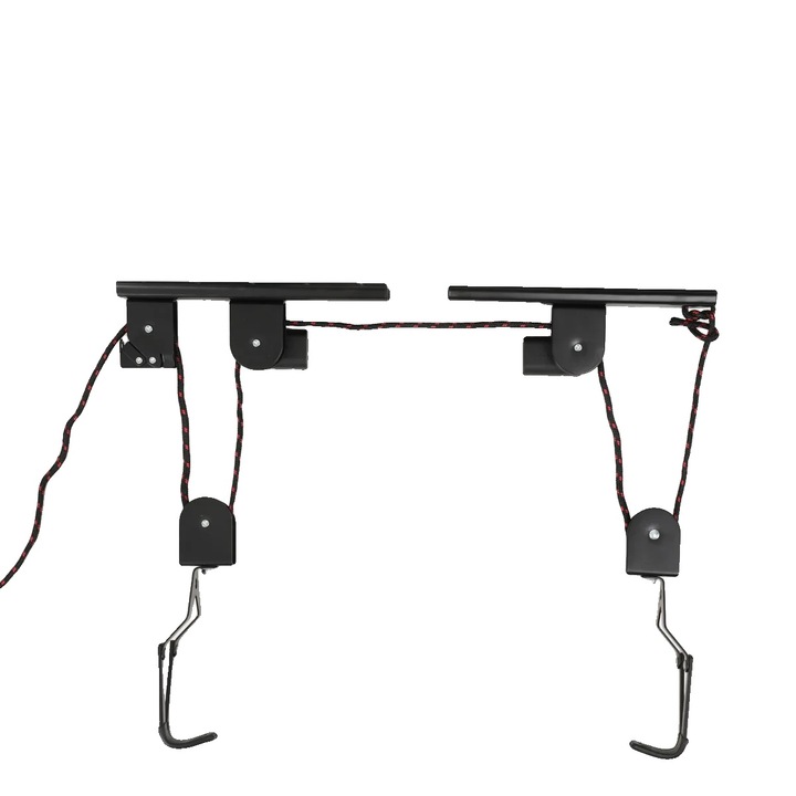 Стойка за съхранение на велосипед, капацитет 60кг, дължина на куката 17см, размери 12x6.5x4см, сгъваем дизайн