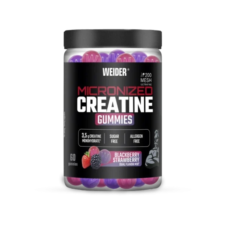 Creatina jeleuri, Weider, 60 gummies, Blackberry Strawberry