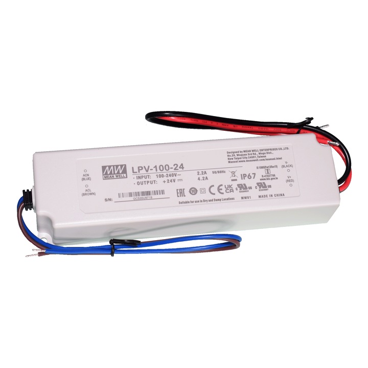 Захранващ блок MeanWell LPV-100-24