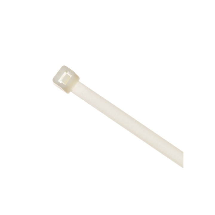 Banda de cablu naturala, set 100 bucati, ERGOM, natural, 9x750mm, poliamida