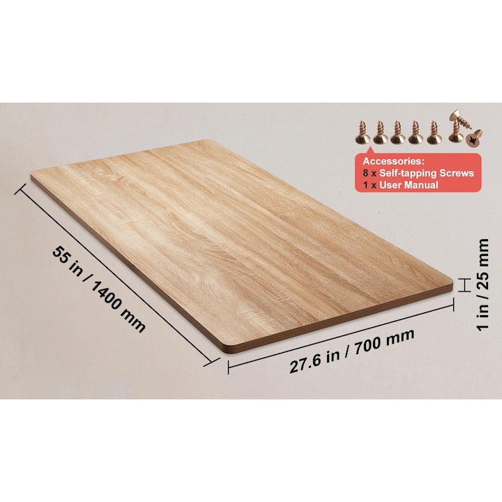 Плот за маса, издръжлив материал, лесен монтаж, 140x70см