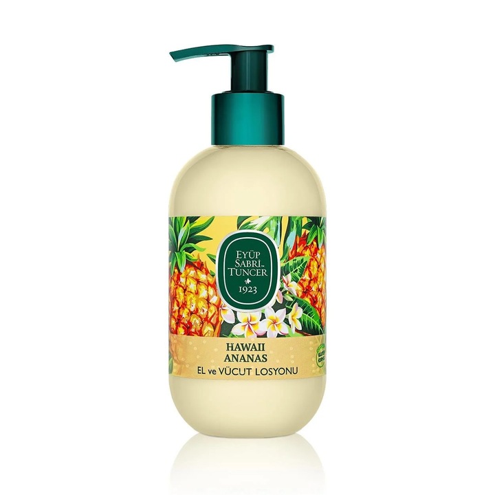 Loțiune de corp Eyüp Sabri Tuncer Hawaii Pineapple, hidratantă, piele normală, 250ml